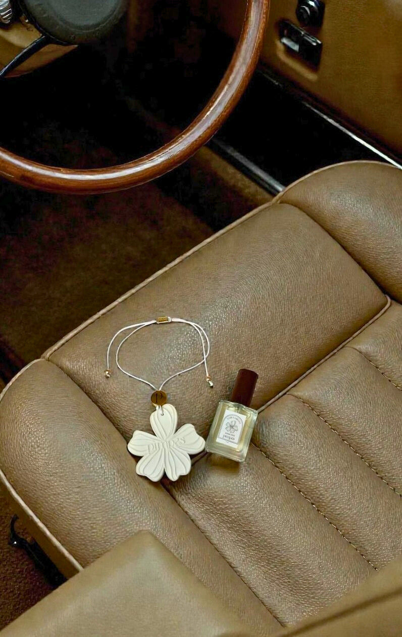 Galet parfumé voiture + Parfum 15ml